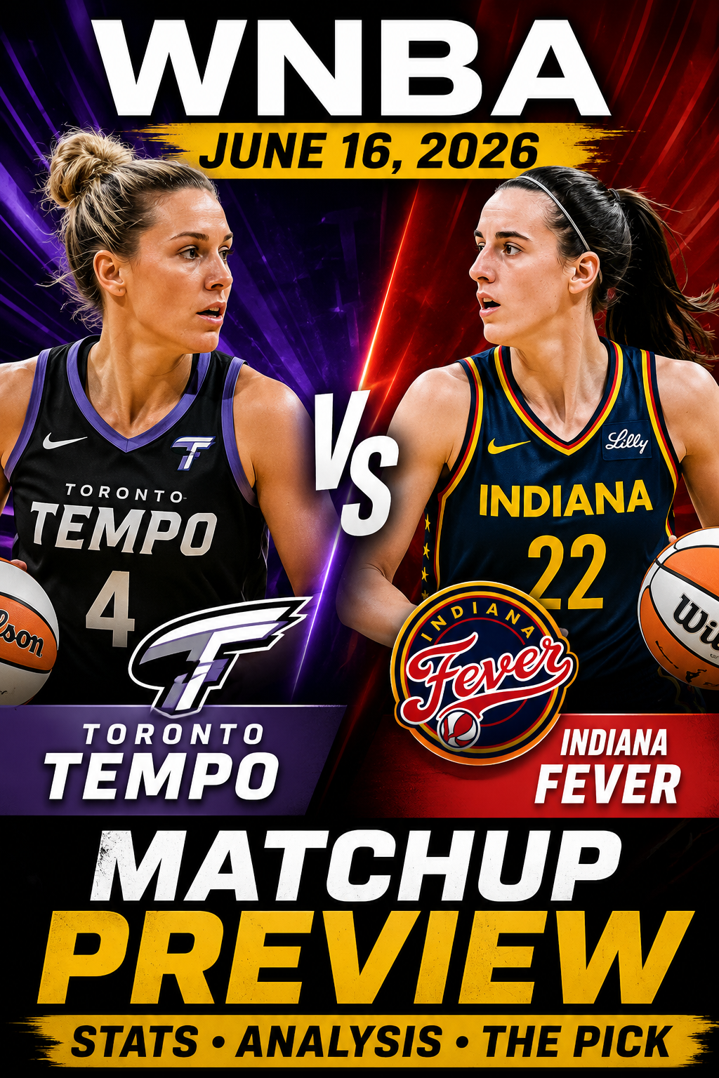 Free WNBA Picks For Today 6/16/2026